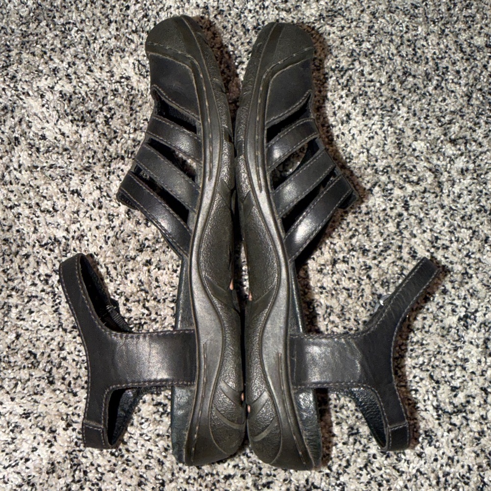 Keen Sandals Black Karlie Strappy Leather Women’s Size 10.5 - Picture 7 of 8